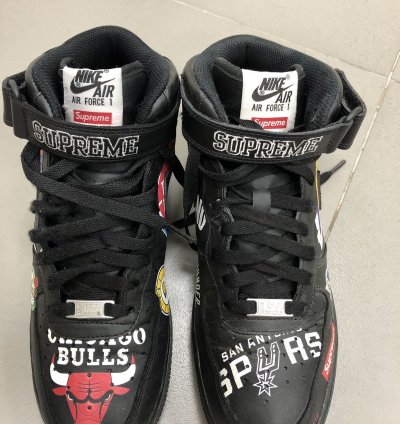 Supreme Nba Nike Air Force 1 Mid 07 Black 2018