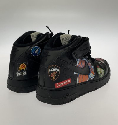 Supreme Nba Nike Air Force 1 Mid 07 Black Size Us 9 0