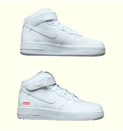 Supreme Nike Af1 Mid Air Force 1 Sp Shoes Mens Sz 10 Womens