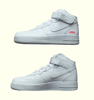 Supreme Nike Af1 Mid Air Force 1 Sp Shoes Mens Sz 10 Womens