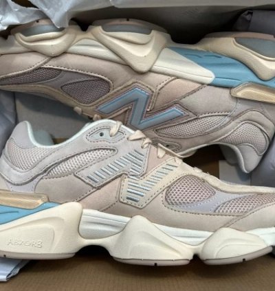 Newbalance 9060 Ivory Cream Pink Sand Sneakers