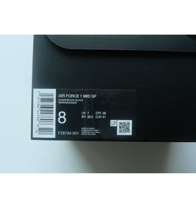 Supreme Nike Af1 Mid Air Force 1 Sp Shoes Mens Sz 8 Womens