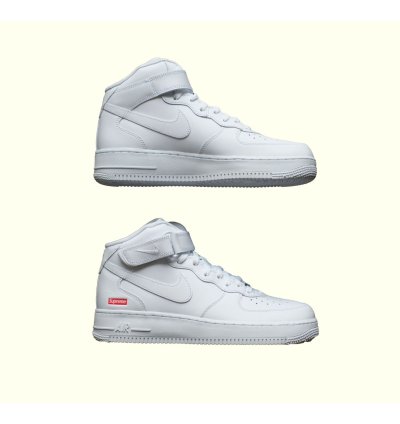 Supreme Nike Af1 Mid Air Force 1 Sp Shoes Mens Sz 9 Womens