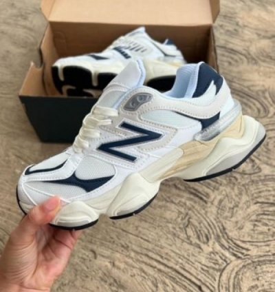 Newbalance 9060 Navy White Running Shoes