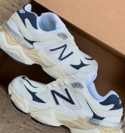 Newbalance 9060 Navy White Running Shoes