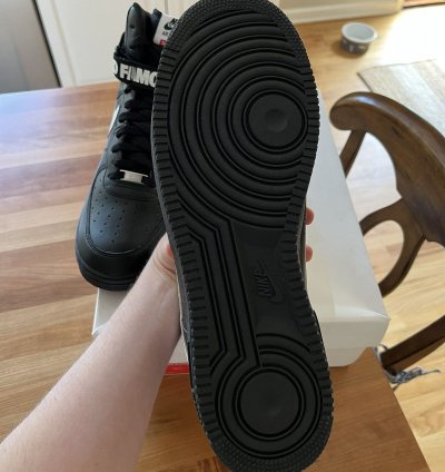 Supreme Nike Air Force 1 High World Famous Black