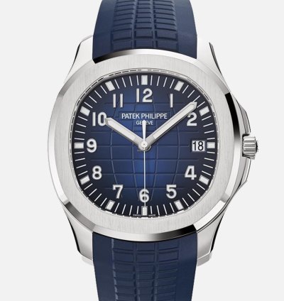 Patek Philippe Aquanaut 5168g-001 18k White Gold Blue Dial