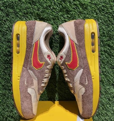 Nike Air Max 1 swoosh Low Poly Big Head Origins
