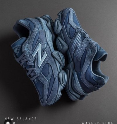 Newbalance 9060 Washed Blue Running Shoes