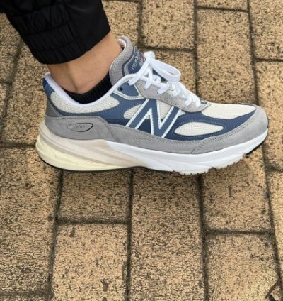 Newbalance 990 V6 Grey Navy Running Shoes