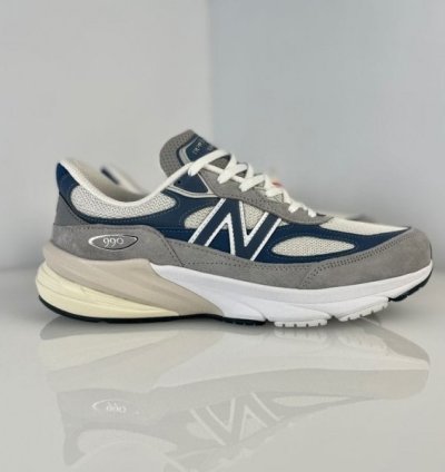 Newbalance 990 V6 Grey Navy Running Shoes
