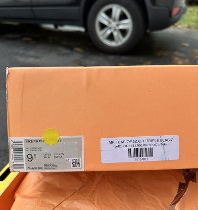 Nike Fear Of God 1 Triple Black