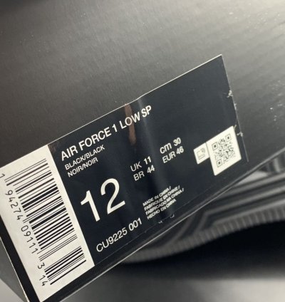 Supreme Nike Air Force 1 Low - Size 12