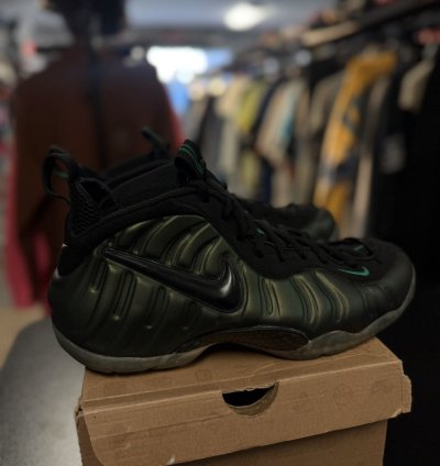 Nike Foamposite 2011 Pine Green Og Classic 624041-301