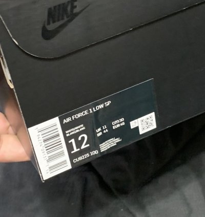 Supreme Nike Air Force 1 Low - Size 12