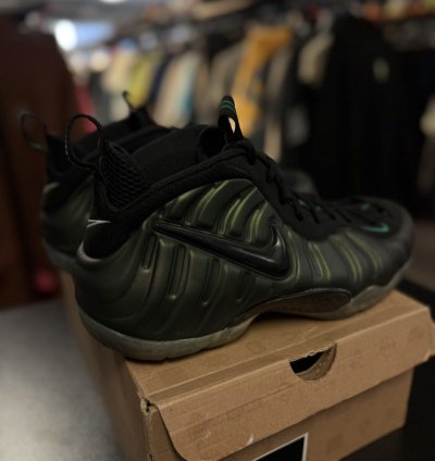 Nike Foamposite 2011 Pine Green Og Classic 624041-301