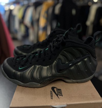 Nike Foamposite 2011 Pine Green Og Classic 624041-301