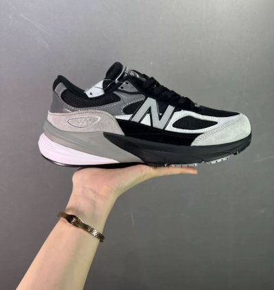 Newbalance 990v6 Black White Running Shoes