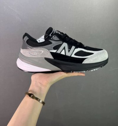Newbalance 990v6 Black White Running Shoes