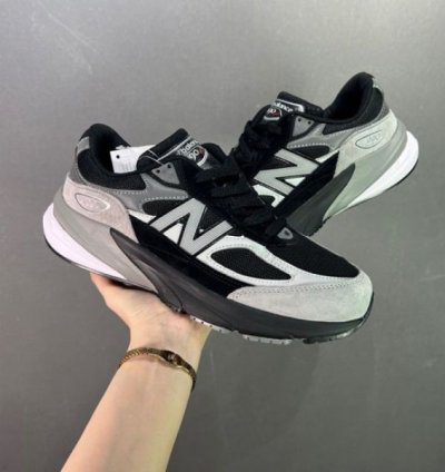 Newbalance 990v6 Black White Running Shoes