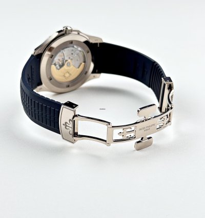 Patek Philippe Aquanaut 5168g-001 White Gold Blue Dial 2021