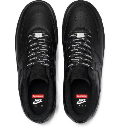 Supreme Nike Air Force 1 Low Black Size 5