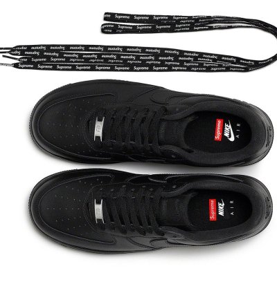 Supreme Nike Air Force 1 Low Black Size 5