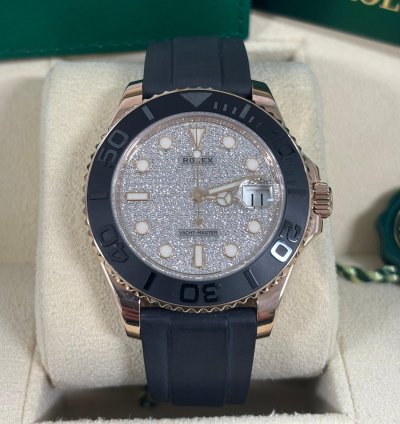 Rolex Yacht-master 37 268655 Pave Diamond Dial New 2023
