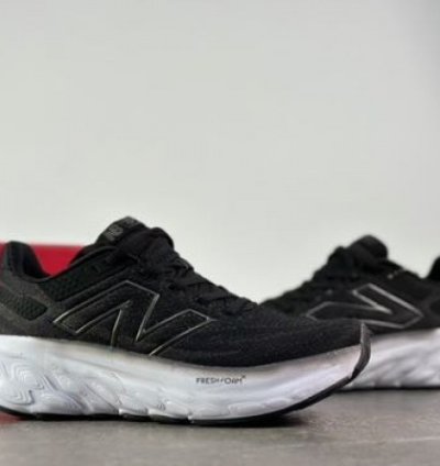 Newbalance Fresh Foam 1080v13 Black White Running Shoes