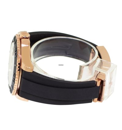 Rolex Yacht-master 37 37mm Rose Gold Black Dial Black Bezel 268655