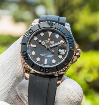 Rolex Yacht-master 37 37mm Rosegold Oysterflex
