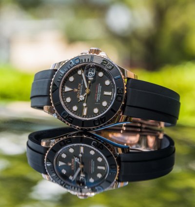 Rolex Yacht-master 37 37mm Rosegold Oysterflex