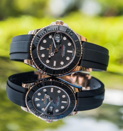 Rolex Yacht-master 37 37mm Rosegold Oysterflex