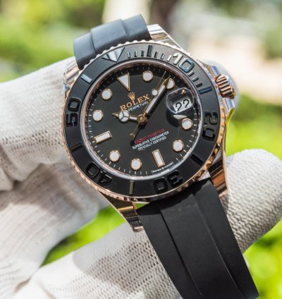Rolex Yacht-master 37 37mm Rosegold Oysterflex