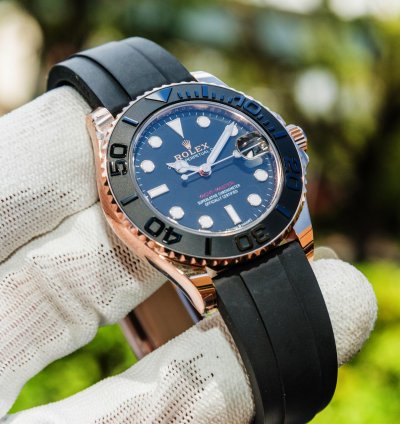 Rolex Yacht-master 37 37mm Rosegold Oysterflex