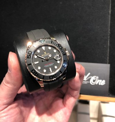 Rolex Yacht-master 37 Basel One Yacht-master 268655 Rubber Rose Gold 37mm