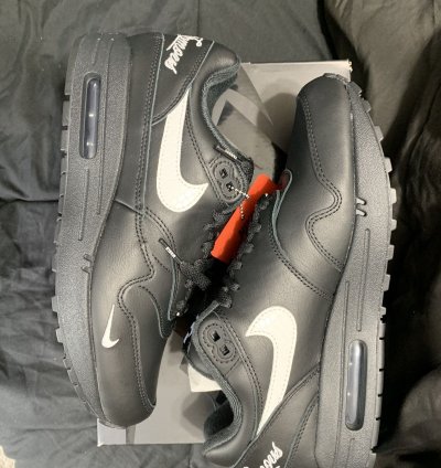 Supreme Nike Air Max 1 87 Sp Black White - Size 7