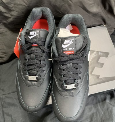 Supreme Nike Air Max 1 87 Sp Black White - Size 7