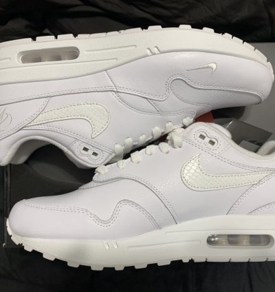 Supreme Nike Air Max 1 87 Sp Triple White - Size 9