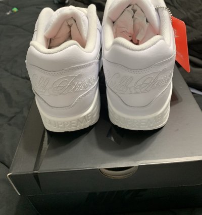 Supreme Nike Air Max 1 87 Sp Triple White - Size 9