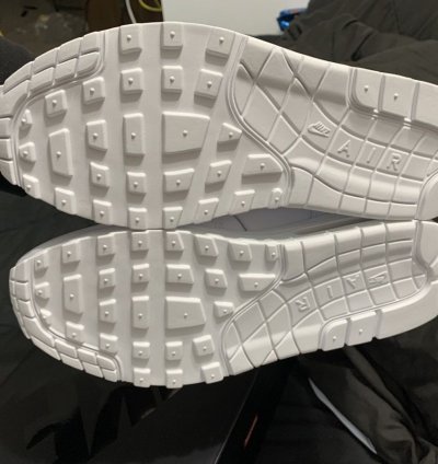 Supreme Nike Air Max 1 87 Sp Triple White - Size 9