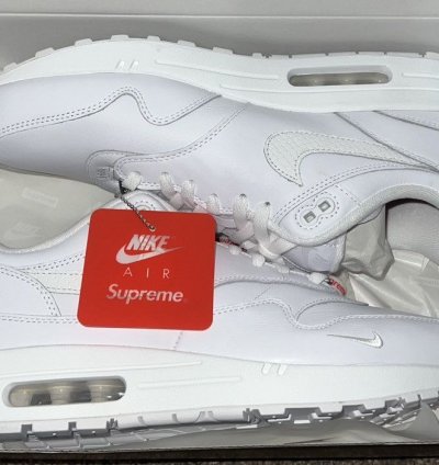 Supreme Nike Air Max 1 87 Sp White Size 11 5 Ss 25