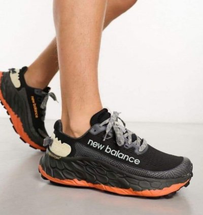 Newbalance Fresh Foam X More Trail V3 Black Orange Running Shoes