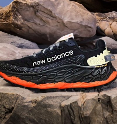 Newbalance Fresh Foam X More Trail V3 Black Orange Running Shoes