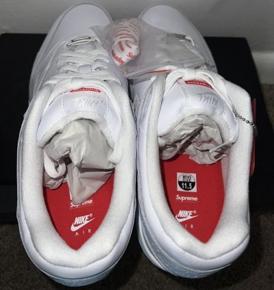 Supreme Nike Air Max 1 87 Sp White Size 11 5 Ss 25