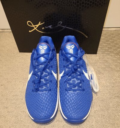 Nike Kobe 6 Protro La Dodgers Game Royal Blue Size 11 New