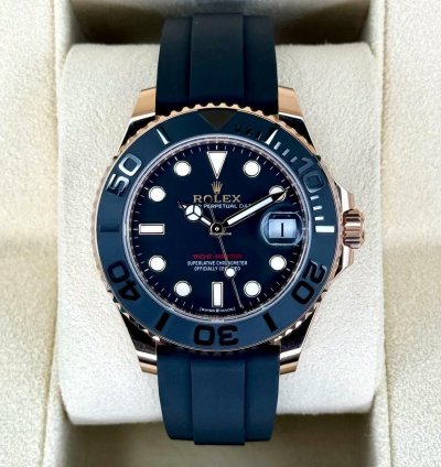 Rolex Yacht-master 37 New 2024 Yacht-master 37mm 268655 Rose Gold Black Dial