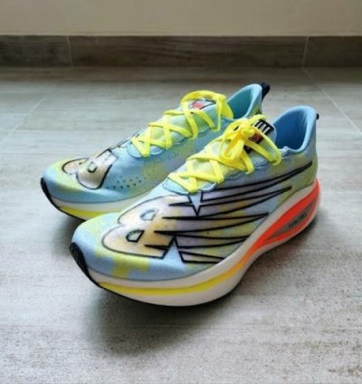 Newbalance Fuel Cell V3 Light Blue Running Shoes