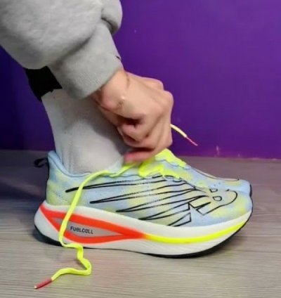 Newbalance Fuel Cell V3 Light Blue Running Shoes