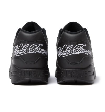 Supreme Nike Black Air Max 1 World Famous